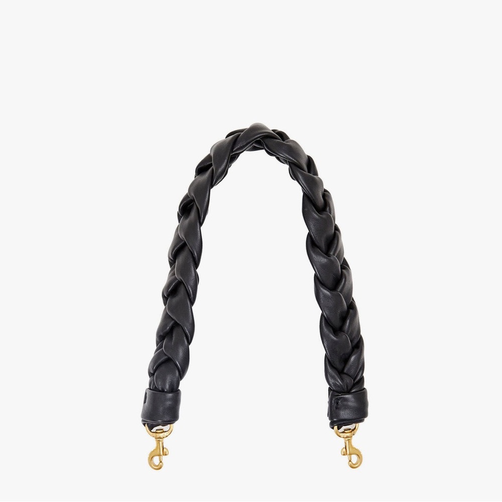 CLARE V braided shoulder strap